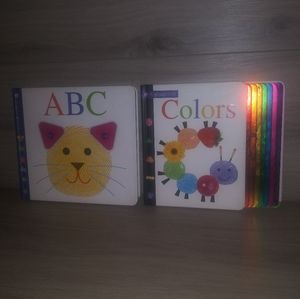 Baby Books Lot of 2 - Colors + ABC's - Pre-owned